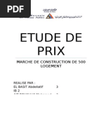 Rapport Étude de Prix