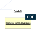 Capítulo 4 - Movimiento en Dos Dimensiones