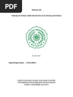 Download makalah GERAKAN SOSIAL SEBUAH SOLUSI ATAU MASALAH SOSIALpdf by Ahmad Rajab Putradirgantara SN286606016 doc pdf