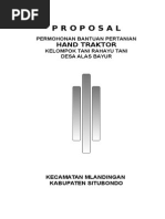 Download Proposal Permohonan Bantuan Alat Mesin Pertanian_hand Traktor_rahayu Tani by jaya SN286609496 doc pdf