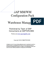 MM WarehouseManagement Configuration