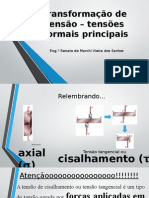 Transformação de Tensão - Tensões Normais Principais