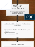 Seminário Estilística - Slide