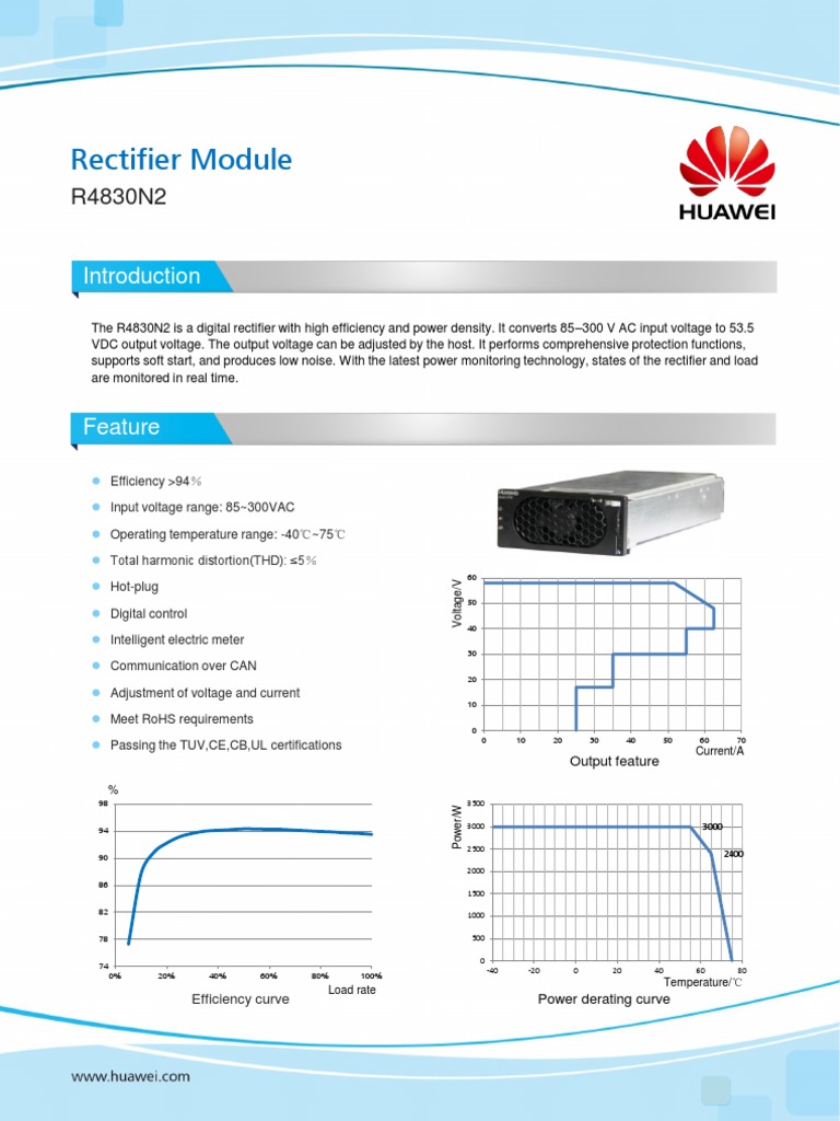 R4830N2 Rectifier Data Sheet 04 - (20140404) PDF | PDF | Rectifier ...