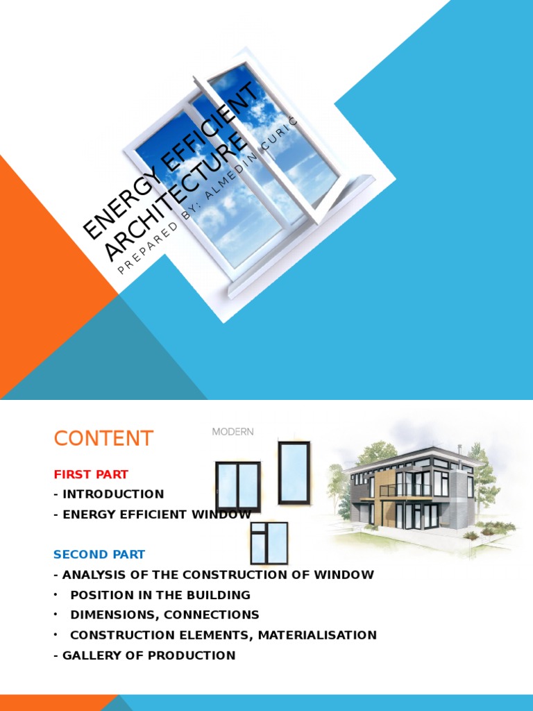 Energy Efficient Window Design | PDF