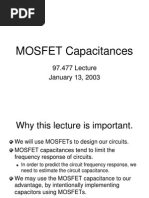 MOSFET Capacitances