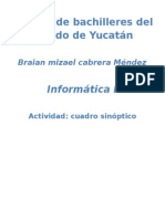 Colegio de Bachilleres Del Estado de Yucatán: Informática I