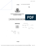 Jawapan TRIAL Fizik Marsm 2008