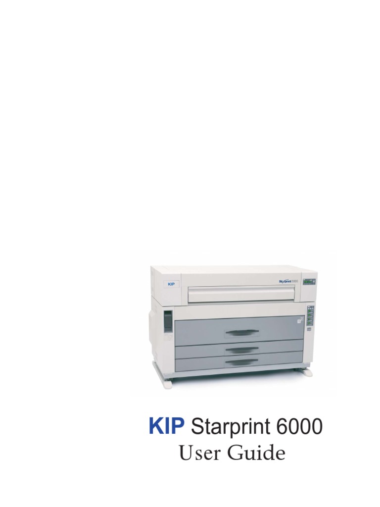 KIP 6000 Parts Manual 