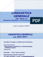 1. Introduzione Linguistica Generale