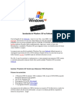 Instalación de Windows XP en Netbook