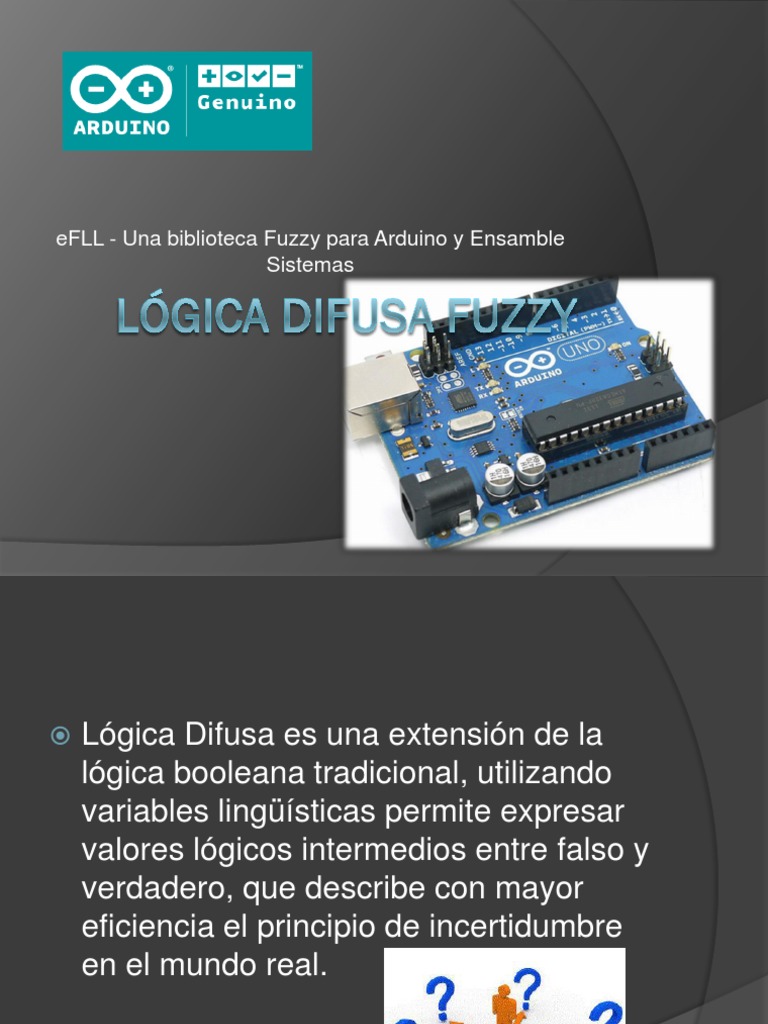Biblioteca Fuzzy para Arduino eFLL | PDF | Lógica difusa | Arduino