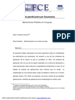 LECTURA 3 Planificiacion de Escenarios Caso Uruguay PDF