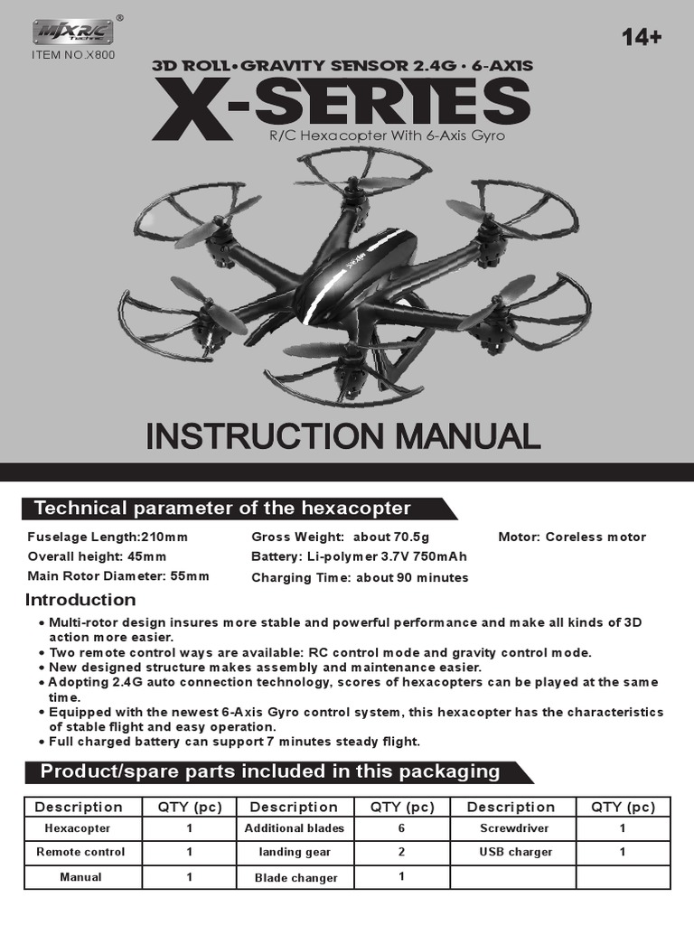 Manual Drone x800 Helicopter Flight Free 30day Trial Scribd