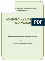 Adhesivos para madera