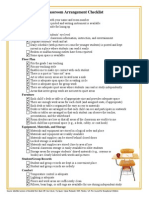 classroom-arrangement-checklist form
