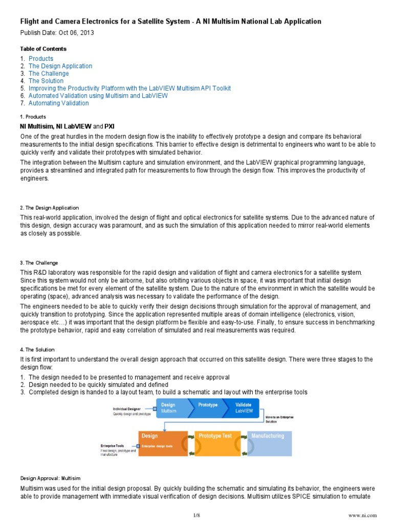 LabVIEW Multisim Tutorial PDF Simulation Engineering