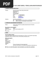 Material Safety Data Sheet (MSDS) - Penicillium Aurantiogriseum