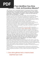 10 Sinais Para Identificar Sua Alma Gêmea