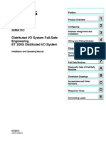 Simatic Distributed I/O System Fail-Safe Engineering ET 200S Distributed I/O System