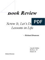 Book Review: Screw It, Let's Do It - Lessons in Life