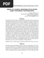 Argenis-Novela Negra Venezolana | PDF | Venezuela | Conspiración