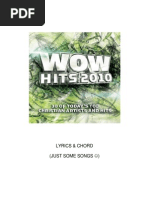 Download Wow Hits 2010 Lyrics and Chords by Miguel Angel Torres Gallardo SN28676220 doc pdf