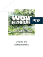 Wow Hits 2010 Lyrics and Chords