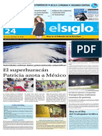 Edicion Impresa Elsiglo Sabado 24 de Octubre