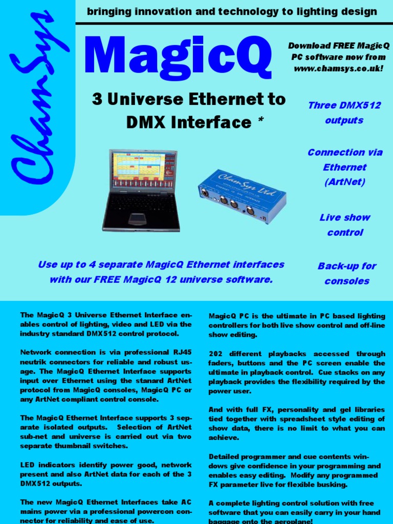 MagicQ PC Ethernet | PDF | Personal Computers | Ethernet