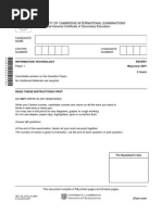 ICT 0418 - s07 - QP - 1 Past Paper