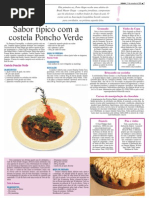 Receita Costela Poncho Verde