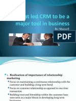 What Led CRM To Be A Major Tool