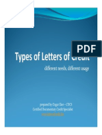Types of Letters of Credit PDF