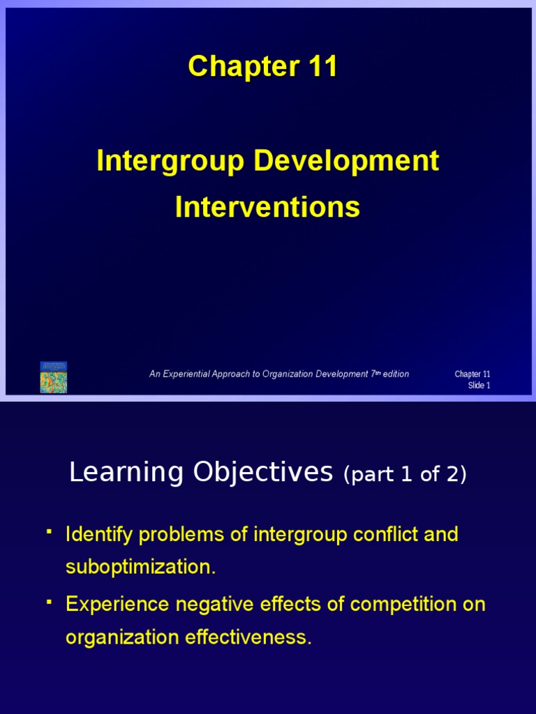 Intergroup Development Interventions An Experiential Approach To