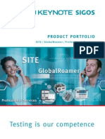 Keynote SIGOS Product Portfolio v1