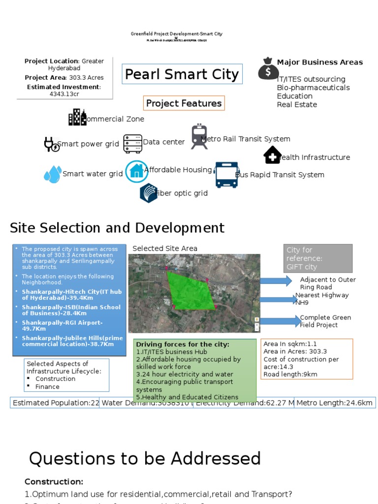 Pearl Smart City: Project Features | PDF | Public Transport ...