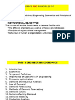 Economics Principles of Management: ME0401 - Purpose