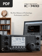 ICOM IC-7800 Brochure | PDF | Amplifier | Digital Signal Processing