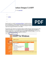 Membuat Database Dengan XAMPP