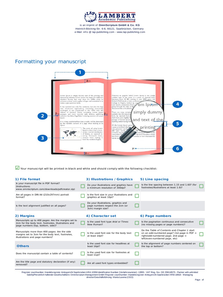Manuscript Formatting Guide | PDF | Writing | Text