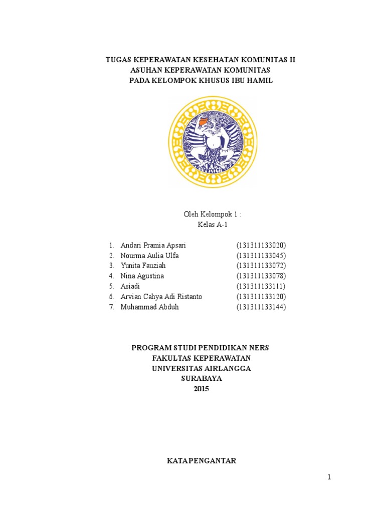 Revisi Askep Pada Kelompok Khusus Ibu Hamil KLP 1docx Revisi Askep Pada Kelompok Khusus Ibu Hamil KLP 1docx