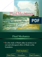 Fluid Mechanics: 4 Semester BS Mechanical Engineering (2009-2013)