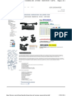 Sony HXR Nx5 Nxcam Camera HD