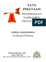 Booklet of Confirmation Mass - Buku Umat