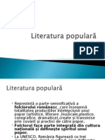 Literatura Populara