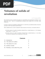 Volumes of Solids of Revolution PDF