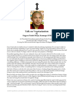 Orgyen Trinle Dorje, HH Karmapa 17th - Talk on Vegetarianism