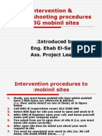Intervention & Troubleshooting For Common Alarms Procdures For 3G Mobinil Sites