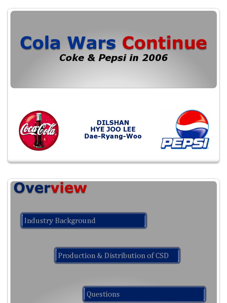 Cola Wars: Continue | PDF | Coca Cola | Pepsi